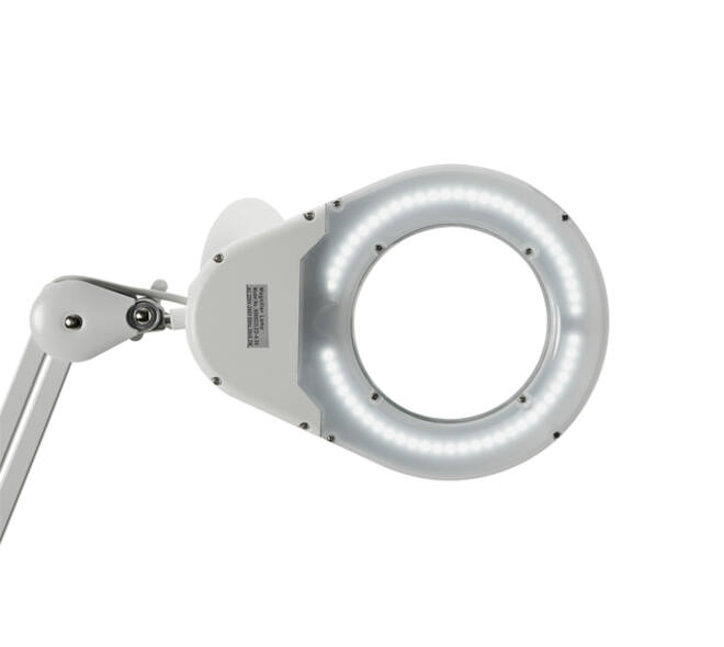 Loeplamp MAUL Viso LED met voet wit