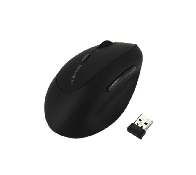 Muis Kensington pro fit ergo links draadloos zwart
