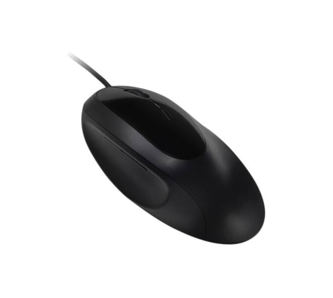 Muis Kensington pro fit ergo bedraad zwart