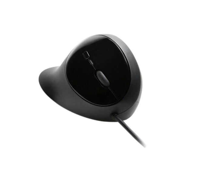 Muis Kensington pro fit ergo bedraad zwart