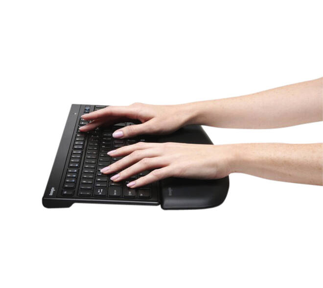 Polssteun Kensington ergosoft dunne toetsenbord zwart