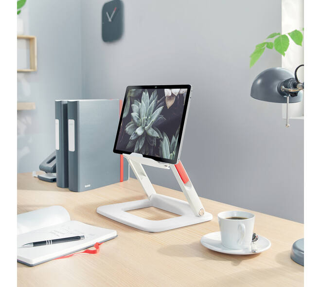 Laptopstandaard Leitz Ergo verstelbare multihoek wit