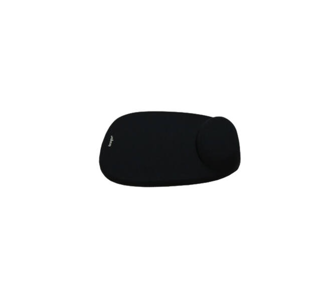Muismat Kensington met polsondersteuning foam zwart