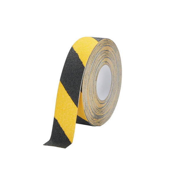 Antisliptape DURALINE GRIP+ 50mmx15m geel-zwart