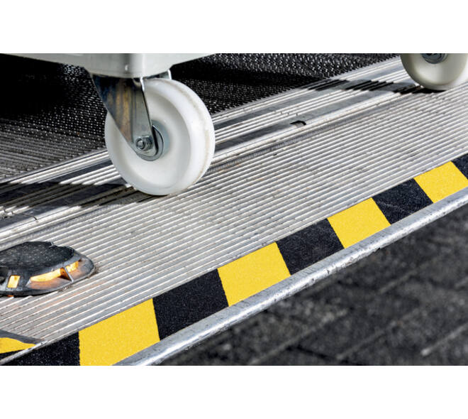 Antisliptape DURALINE GRIP+ 50mmx15m geel-zwart