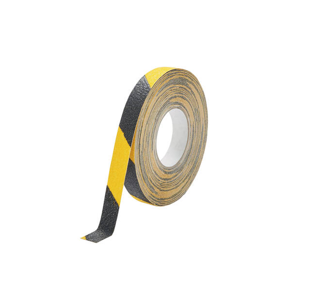 Antisliptape DURALINE GRIP+ 25mmx15m geel-zwart