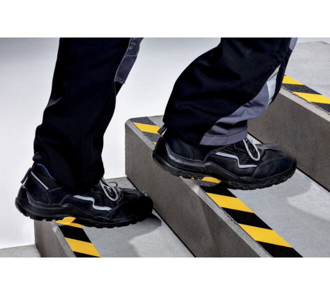 Antisliptape DURALINE GRIP+ 25mmx15m geel-zwart
