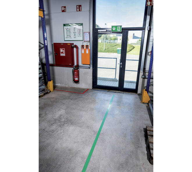 Vloermarkeringstape DURALINE 50mmx30m groen