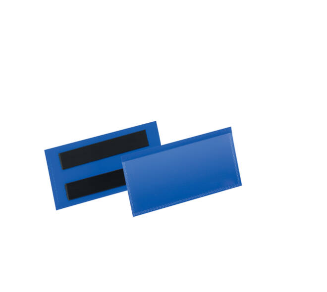 Documenthoes Durable magnetisch 100x38mm blauw 50 stuks