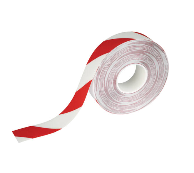 Vloermarkeringstape DURALINE 50mmx30m rood-wit