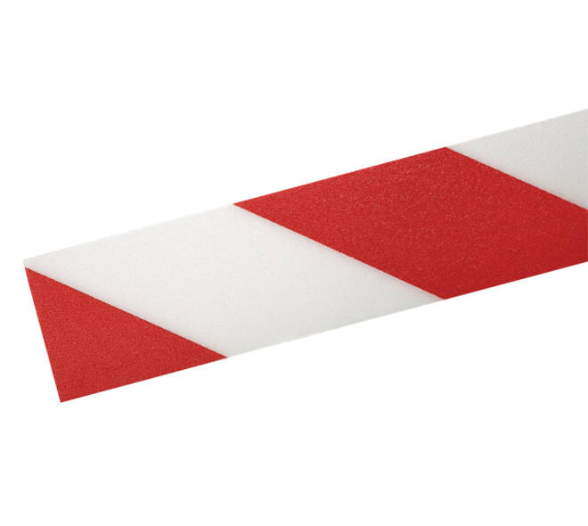 Vloermarkeringstape DURALINE 50mmx30m rood-wit