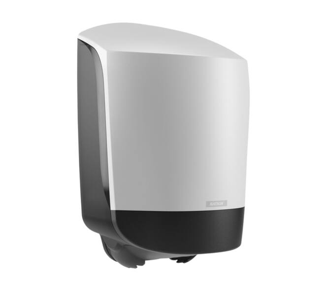 Poetspapierdispenser Katrin medium wit 82216