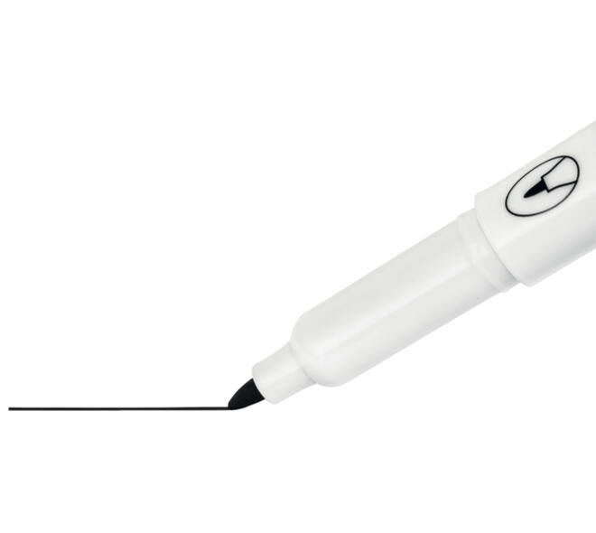 Whiteboardmarker Nobo Glide fijn zwart 1mm 4stuks
