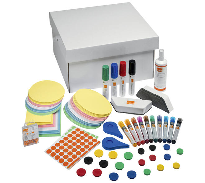 Whiteboard memobord accessoire kit Nobo Move & Meet