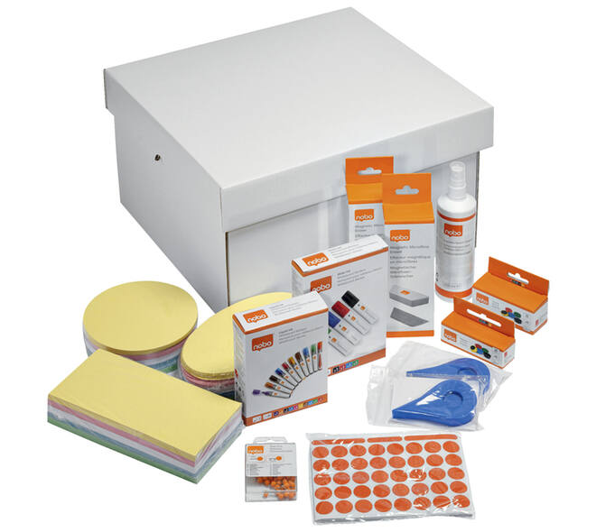Whiteboard memobord accessoire kit Nobo Move & Meet
