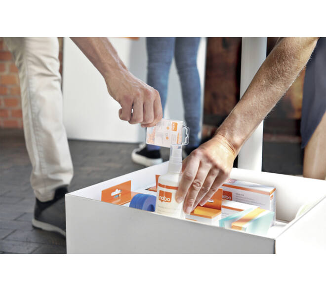 Whiteboard memobord accessoire kit Nobo Move & Meet