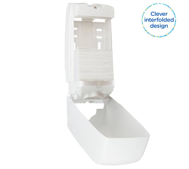 Toiletpapier Kleenex gevouwen 2-laags 110x186mm wit 8408