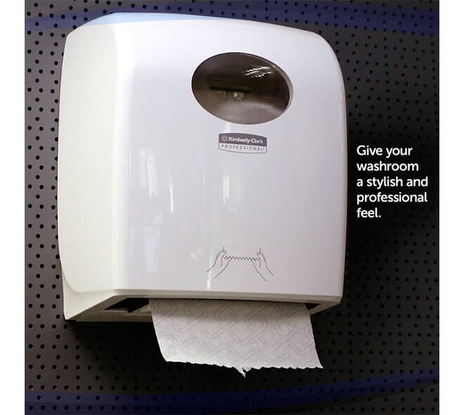 Handdoekroldispenser Kimberly Clark Aquarius wit 6959