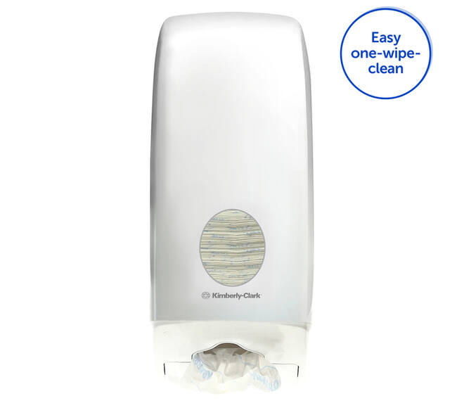 Toiletpapierdispenser Kimberly Clark Aquarius gevouwen wit 6946