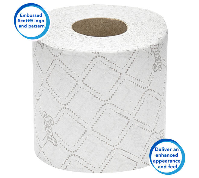 Toiletpapier Scott Essential 2-laags 350 vel wit 8519