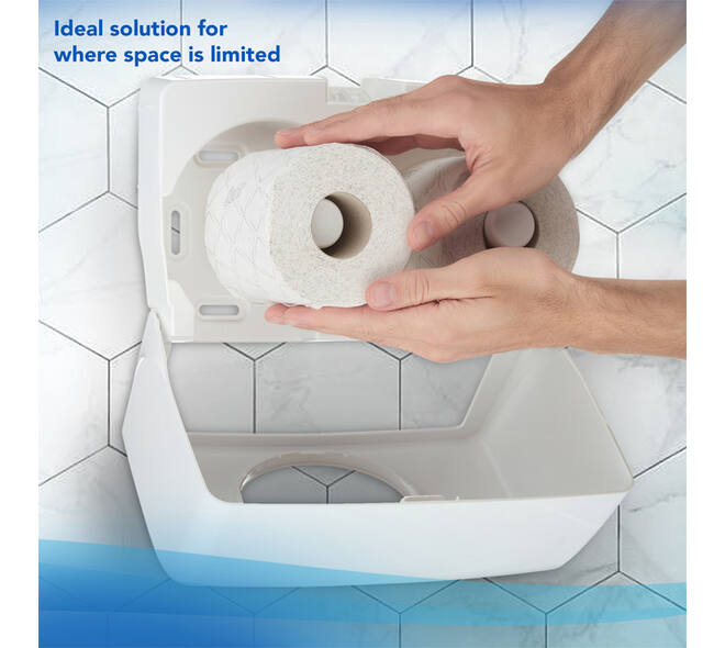 Toiletpapier Scott Essential 2-laags 350 vel wit 8519
