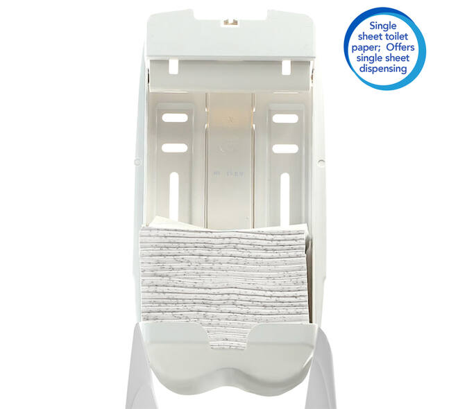Toiletpapier Scott Control gevouwen 2-laags 110x186mm wit 8508