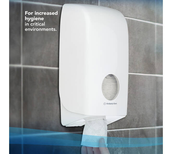 Toiletpapier Scott Control gevouwen 2-laags 110x186mm wit 8508