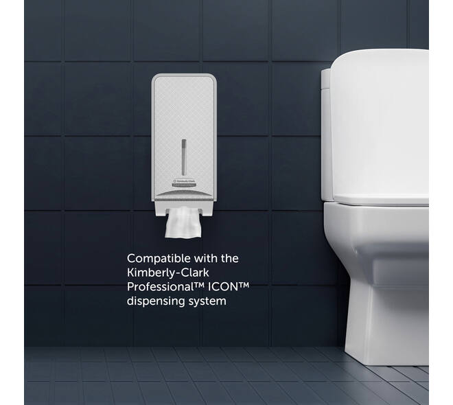 Toiletpapier Scott Control gevouwen 2-laags 110x186mm wit 8508