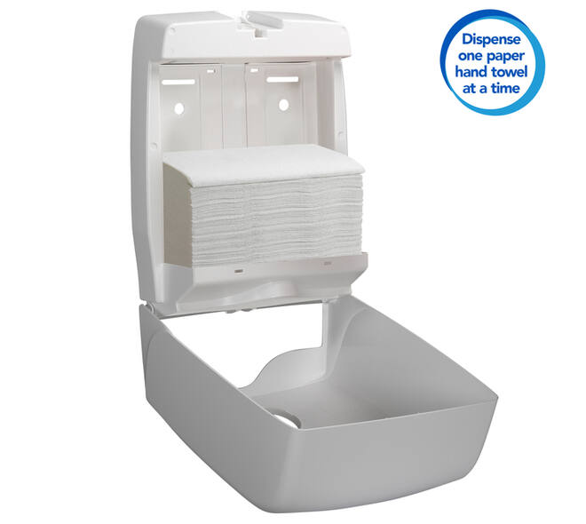 Handdoek Scott Essential i-vouw 1-laags 200x318mm 15x240 vel wit 6669