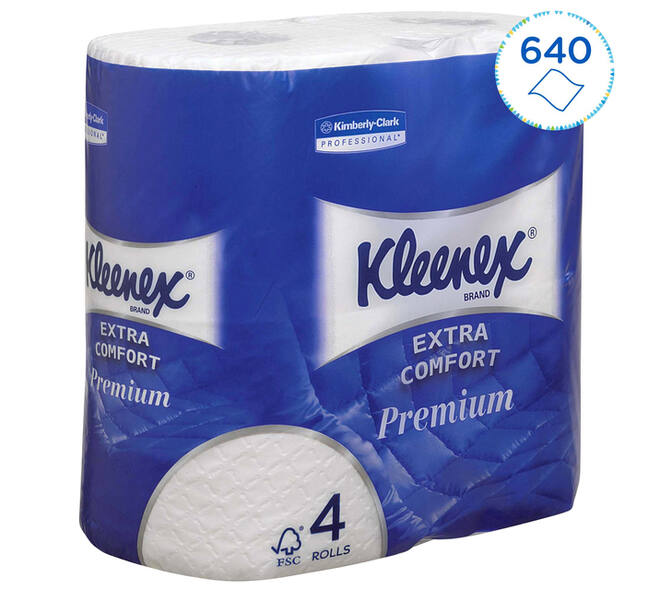 Toiletpapier Kleenex 4-laags 160 vel wit 8484