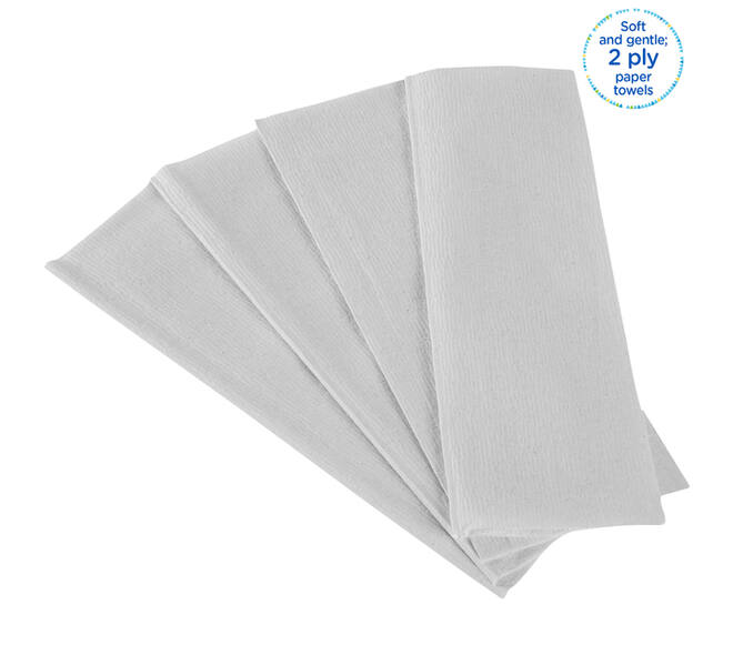 Handdoek Kleenex Ultra i-vouw 2-laags 215x318mm 15x124 vel wit 6778