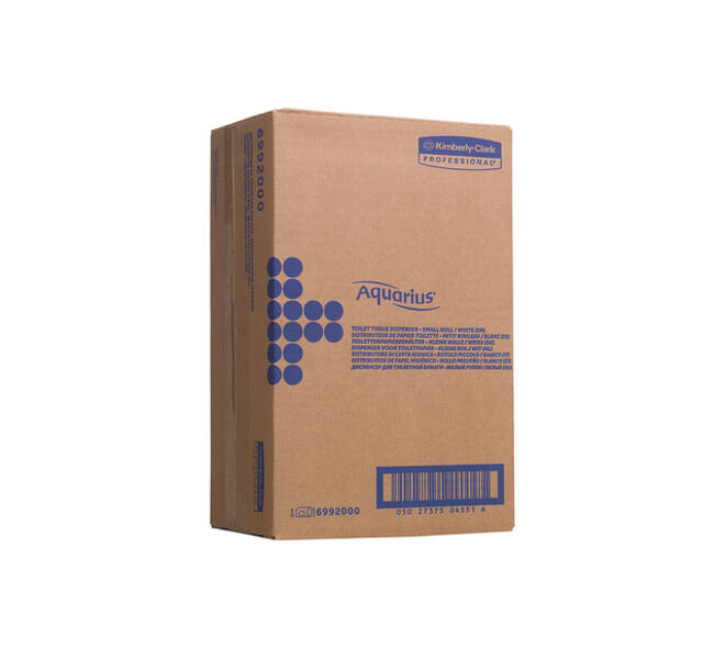 Toiletpapierdispenser Kimberly Clark Aquarius duo wit 6992