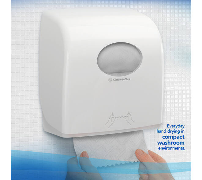 Handdoekrol Scott Essential Slimroll 1-laags 190m wit 6695