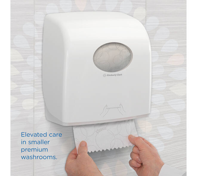 Handdoekrol Kleenex Ultra Slimroll 2-laags 100m wit 6781