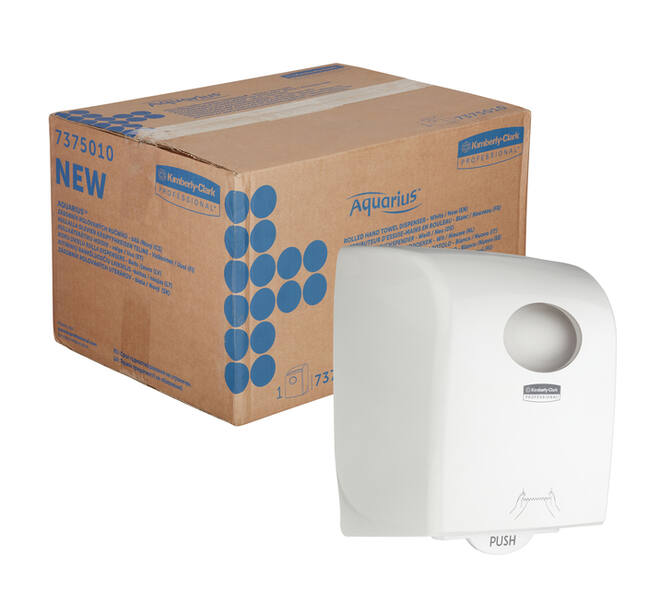 Handdoekroldispenser Kimberly Clark Aquarius wit 7375