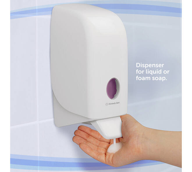 Zeepdispenser Kimberly Clark Aquarius 1000ml wit 6948
