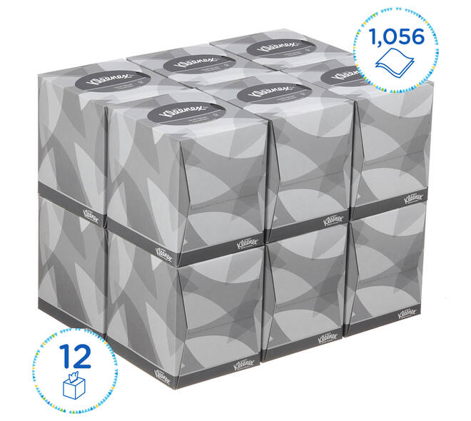 Facial tissues Kleenex kubus 2-laags 88 vel wit 8834
