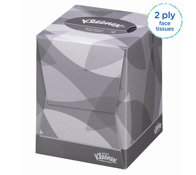 Facial tissues Kleenex kubus 2-laags 88 vel wit 8834