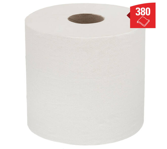Poetspapier WypAll L20 GeneralClean 2-laags 380 vel wit 7303