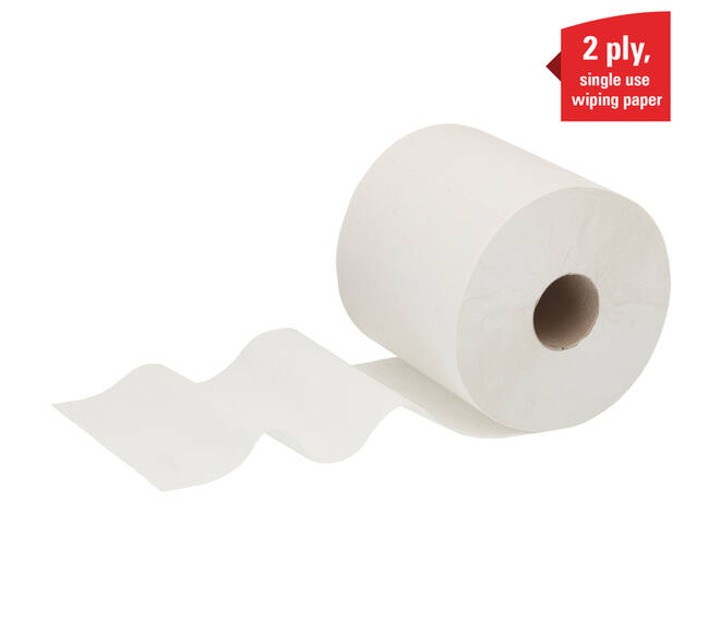 Poetspapier WypAll L20 GeneralClean 2-laags 380 vel wit 7303