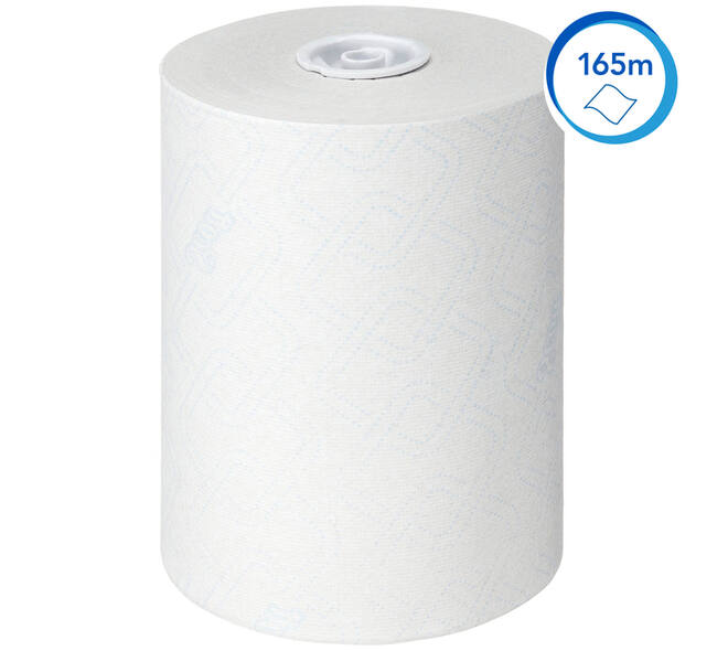 Handdoekrol Scott Control Slimroll 1-laags 165m wit 6623