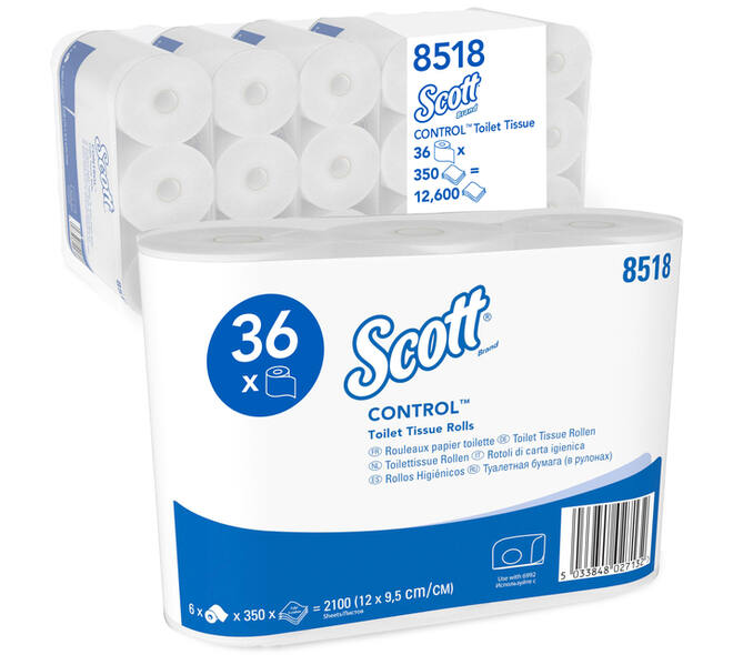 Toiletpapier Scott Control 3-laags 350 vel wit 8518