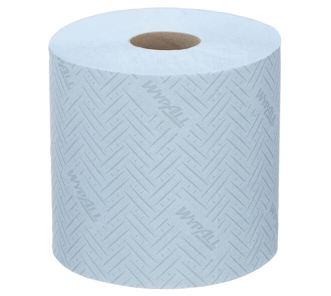 Poetspapier WypAll L10 GeneralClean 1-laags 800 vel blauw 7255