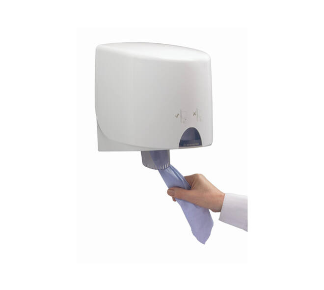 Poetspapier WypAll L10 GeneralClean 1-laags 800 vel blauw 7255