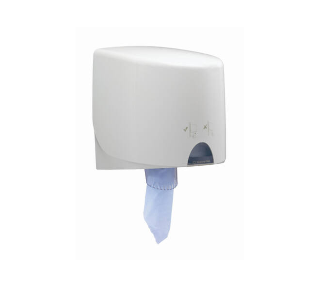 Poetspapier WypAll L10 GeneralClean 1-laags 800 vel blauw 7255