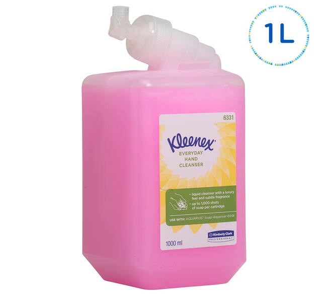 Handzeep Kleenex vloeibaar roze 1000ml 6331