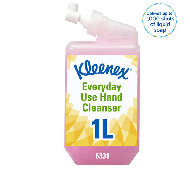 Handzeep Kleenex vloeibaar roze 1000ml 6331