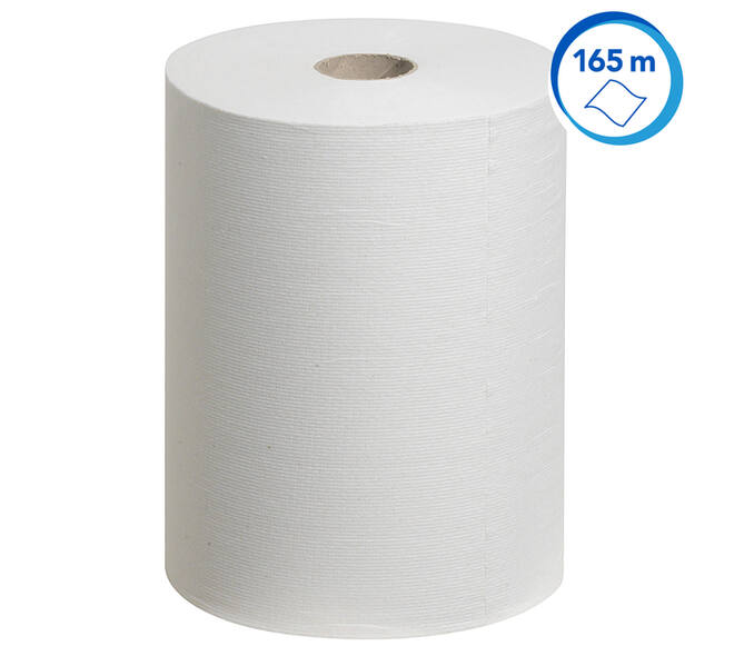 Handdoekrol Scott Control Slimroll 1-laags 165m wit 6657