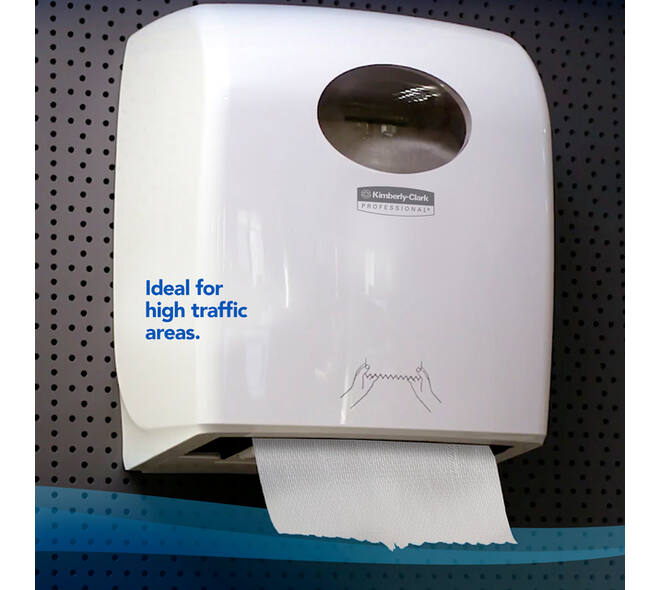 Handdoekrol Scott Control Slimroll 1-laags 165m wit 6657