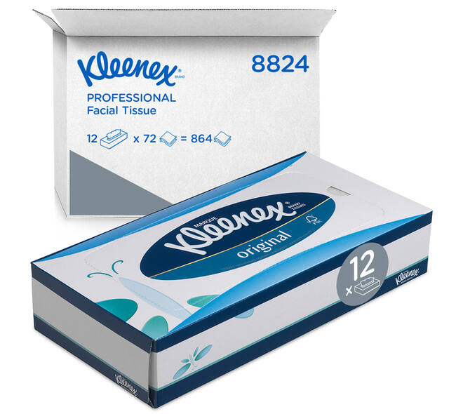 Facial tissues Kleenex 3-laags 72 vel wit 8824